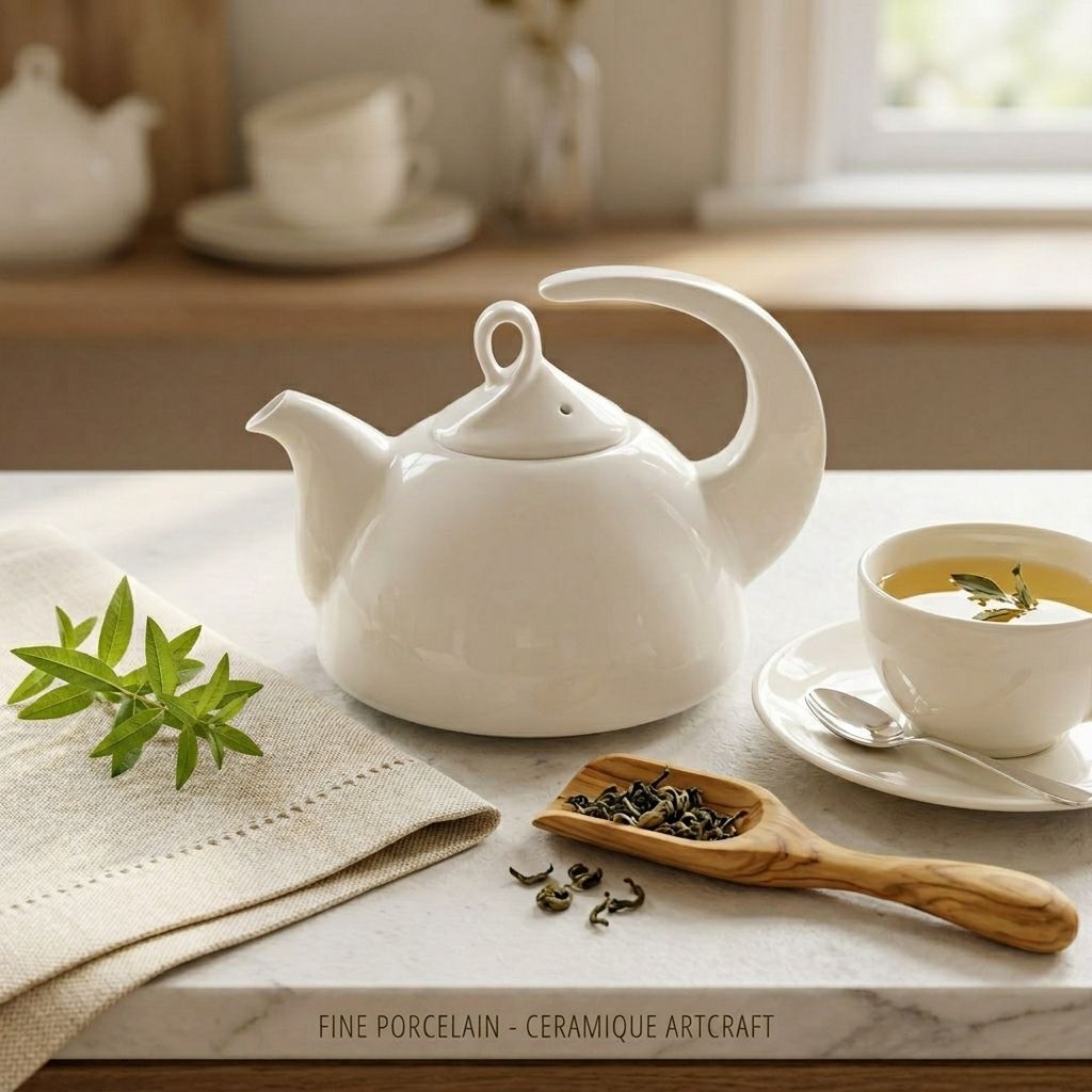 قوری چینی درجه 1 دسته عقربی